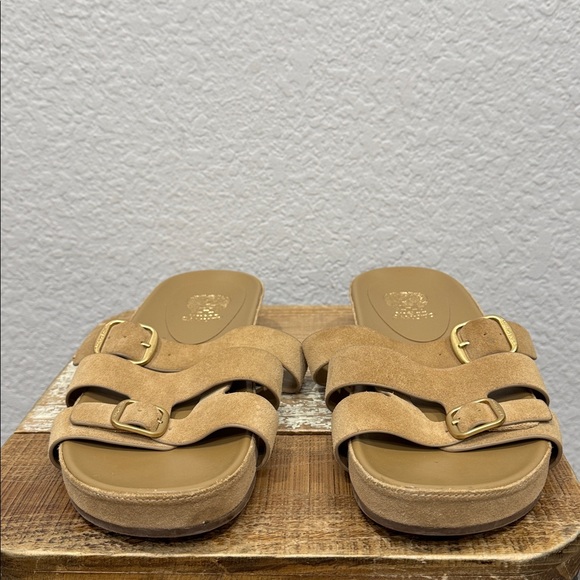 Vince Camuto Freoda Suede Slide Sandals Size 9.5 - Picture 4 of 8